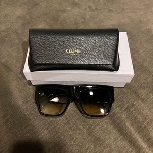Celine 56 mm Flat Sunglasses